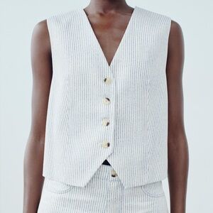 Zara Striped Vest